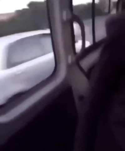 Nigga turned into a speed bump