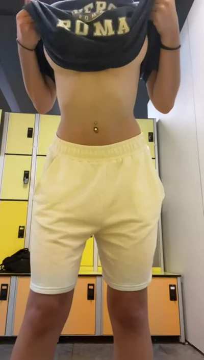 Dropping my tits after a gym workout