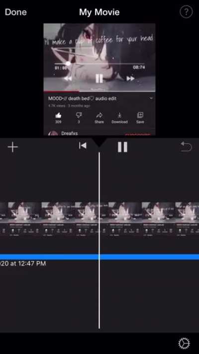 I was trying to make an edit and...