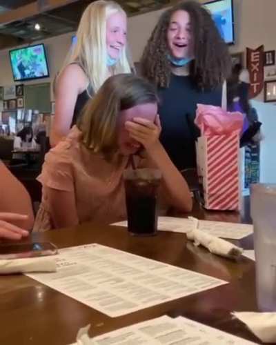 Kiley has a rare genetic disorder called Williams Syndrome, resulting in development delays. Her sister said it&rsquo;s hard for Kiley to make friends - which is why it was all the more special that 2 friends she met at camp last year drove 3 hours to surprise 