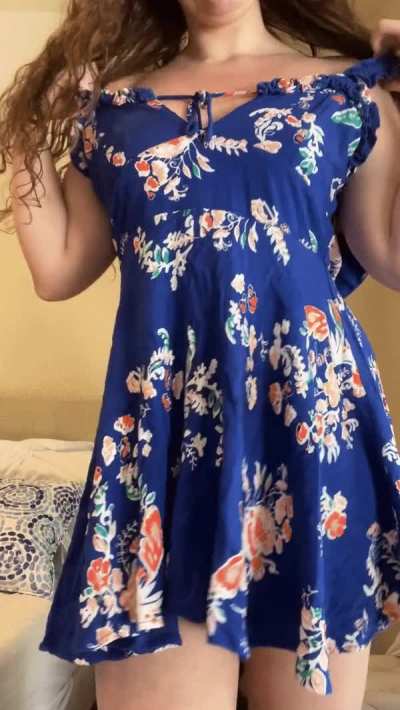 do you like what's under my sundress? 😇