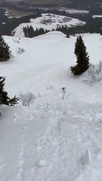 Big send skiing