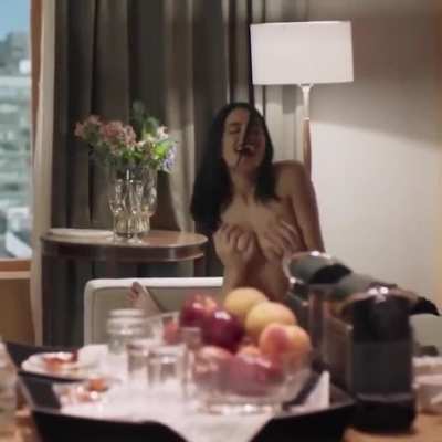 Paulina Gaitan gets her boobs grabbed