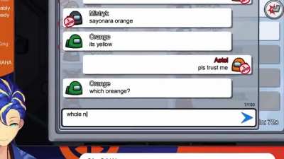 Bad english vocab is no excuse to have fun together. Astel plays "Among Us" with viewers.