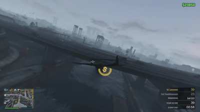 Trash Flying but epic landing
