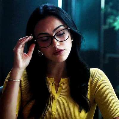 I like her glasses