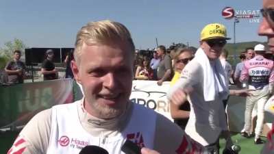 Magnussen tells H&uuml;lkenberg "suck my balls" after the race