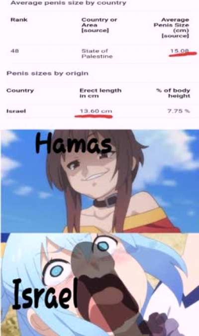 Chad palestinians vs virgin israelis 🤮