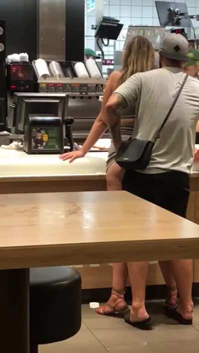 Mctrash lovin it. NSFW