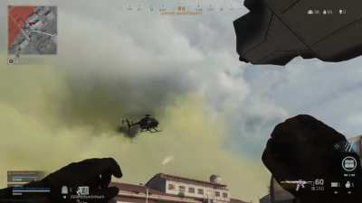 Can&rsquo;t believe I took out a helicopter with a grenade after they kept following me around.