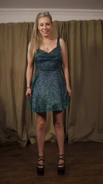 I show you what's under my dress :).