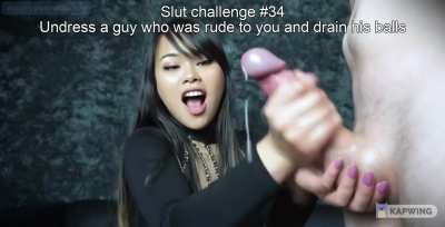#34: Put him in his place by draining his precious cum