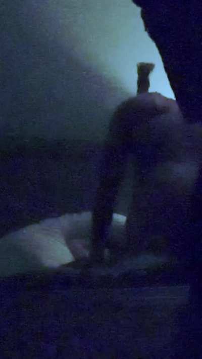 Your hotwife auto-giggles the moment her big cock trainer cums deep with her cute little feet over his shoulders...ready for cleanup?