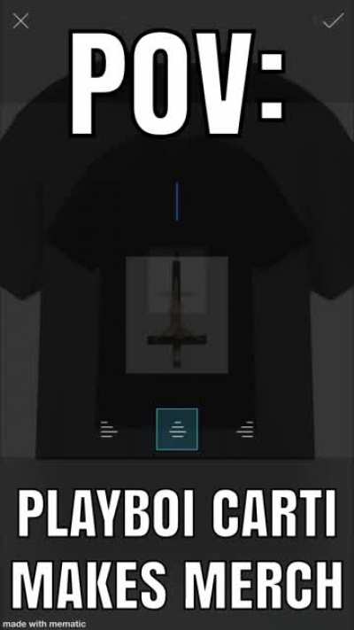 POV: PPcarti merch