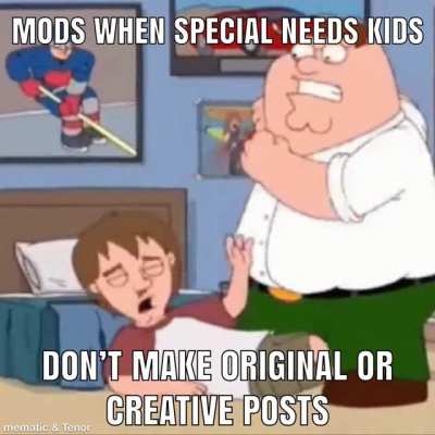 Please Mr. Mod, I didn&rsquo;t mean anything by it!