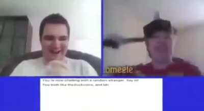 Omegle moment (nobody was killed or injured, the full clip is on YouTube).