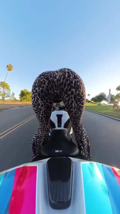 Biker babe