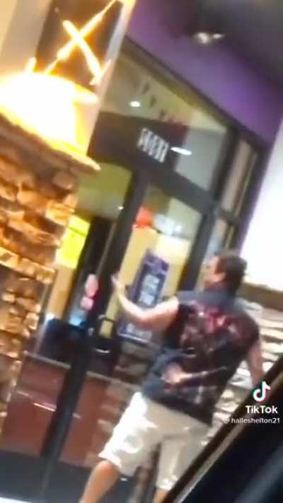 Man WILL get his chicken quesadilla.