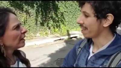 Invasor argumenta para a dona da propriedade que ele est&aacute; certo ao invadi-la por n&atilde;o cumprir fun&ccedil;&atilde;o social.