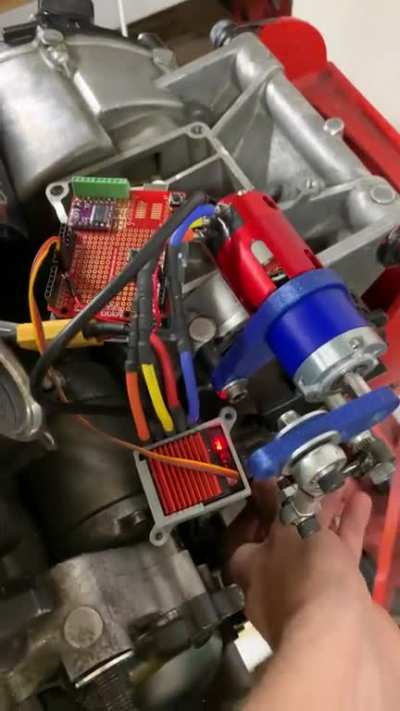First test of Electronic Shifter