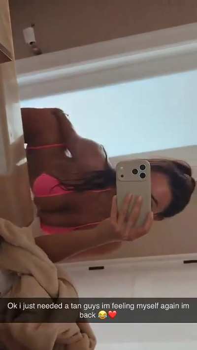 the way she grabbed her booty