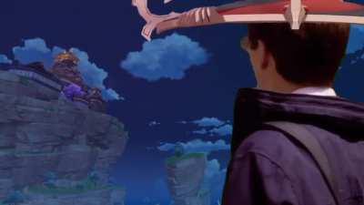 "What was Scaramouche doing while Signora was in Tenshukaku?"