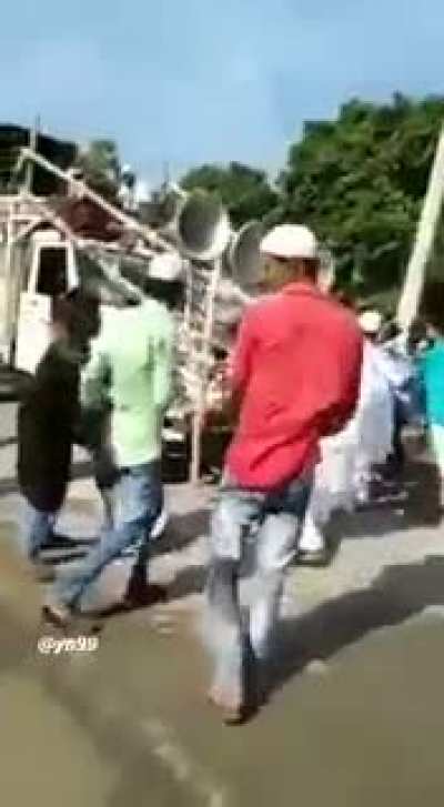One more goddess pandal attacked by followers of peace