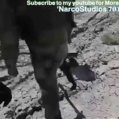 Mexican Marines exchanging gun fire with Cartel Members.. they eventually surrender.