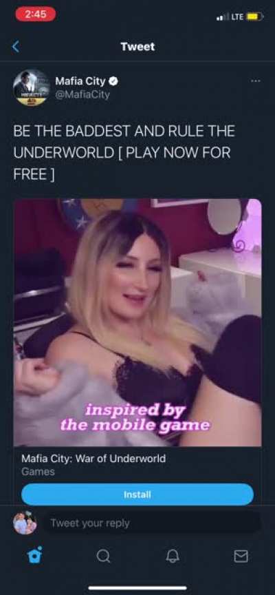 This entire ad for mafia city is terrible
