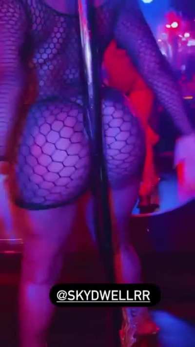 a pole and a butt