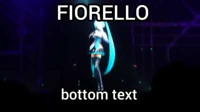 Sei stato Fiorellato.