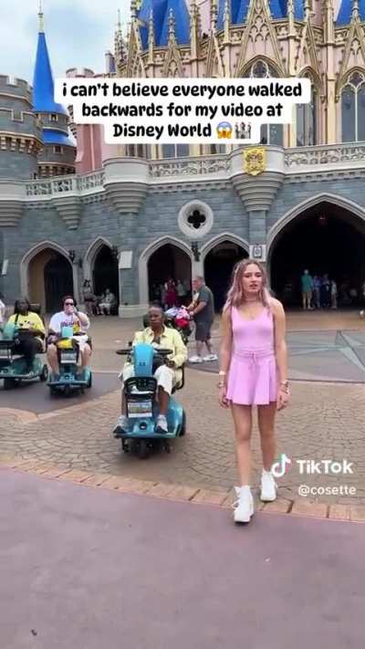 Get outta my way - I&rsquo;m walking backwards for no ostensible reason!