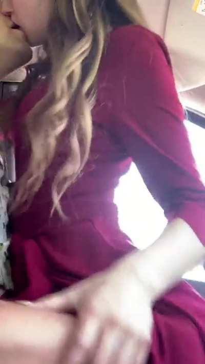 The way her body moves under her bridesmaid dress