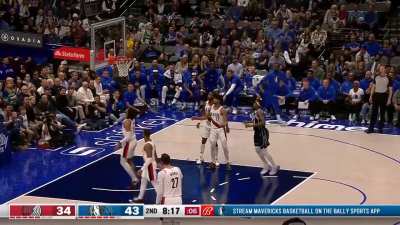 [Highlight] Christian Wood hits a clean stepback middie on Nurkic and gets the nice soft bounce