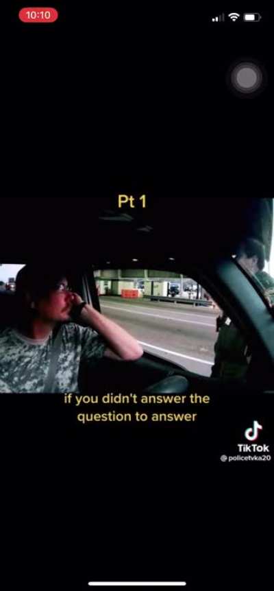Guy refuses to repeat himself at the border because&hellip;reasons?