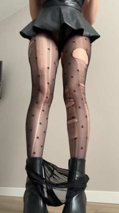rip my tights or take off my dress