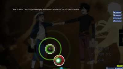 osu! Vickeblanka - Black Rover (TV Size) [NiNo's Insane] 86.23% Pass
