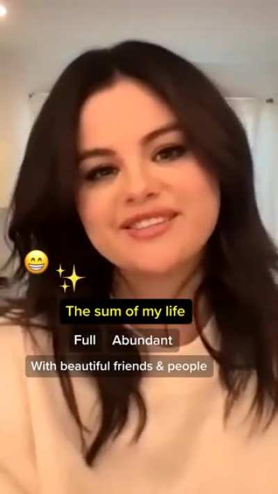 The sum of her life