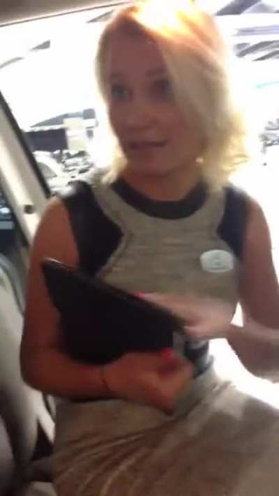 She calculated