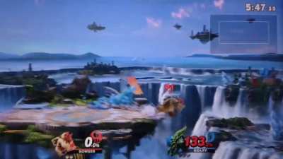 The only time Ridley down air functions in a positive way