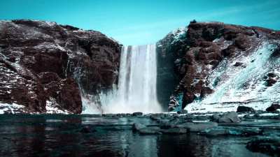 Skogafoss Waterfall (Iceland)