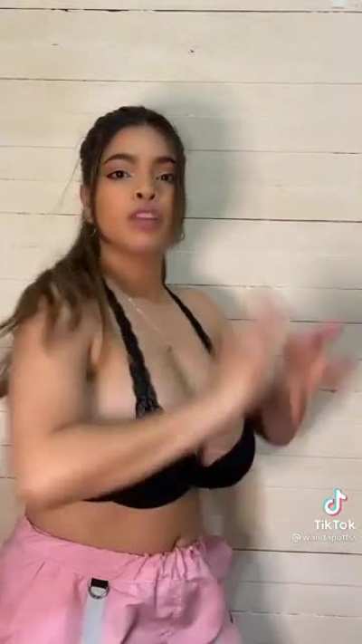 She loves to show off her huge horchata filled melons.