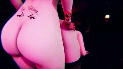 Harley Quinn Fuck Catwoman (vldstudio)