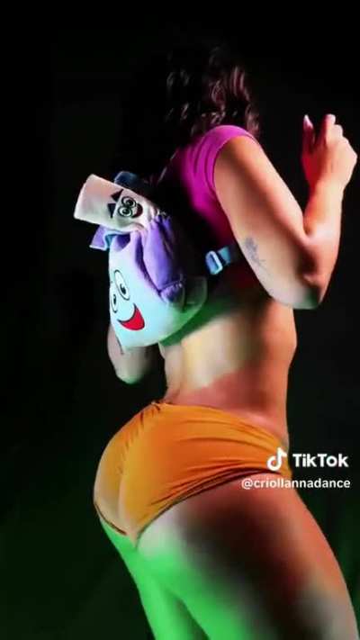 Dora throwing it around
