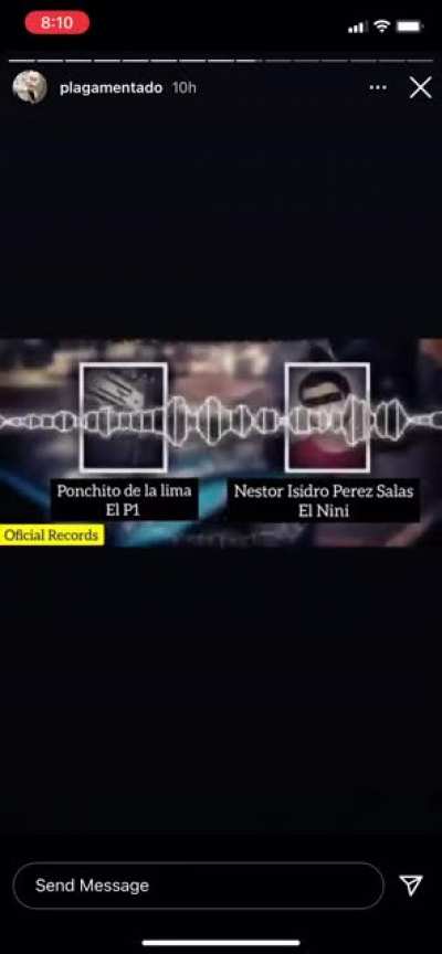Plaga at it Again: Audio Message to El Nini