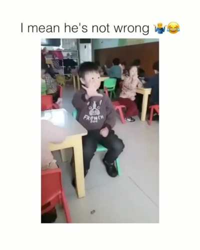 hes not wrong