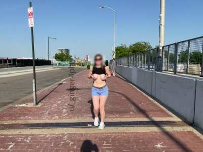 On the way to the river