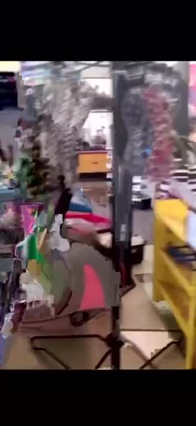 Racist Karen gets slapped and put in her place
