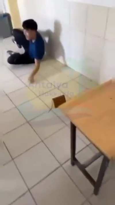 Viral video of high-school kids kicking quran like football in Turkey, in the country of &ldquo;Khalifa&rdquo; Erdogan...