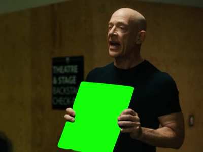 [GREEN SCREEN] Whiplash (2014) - Fletcher raging over Green Screen meme template - "GTFO of my sight before I demolish you."